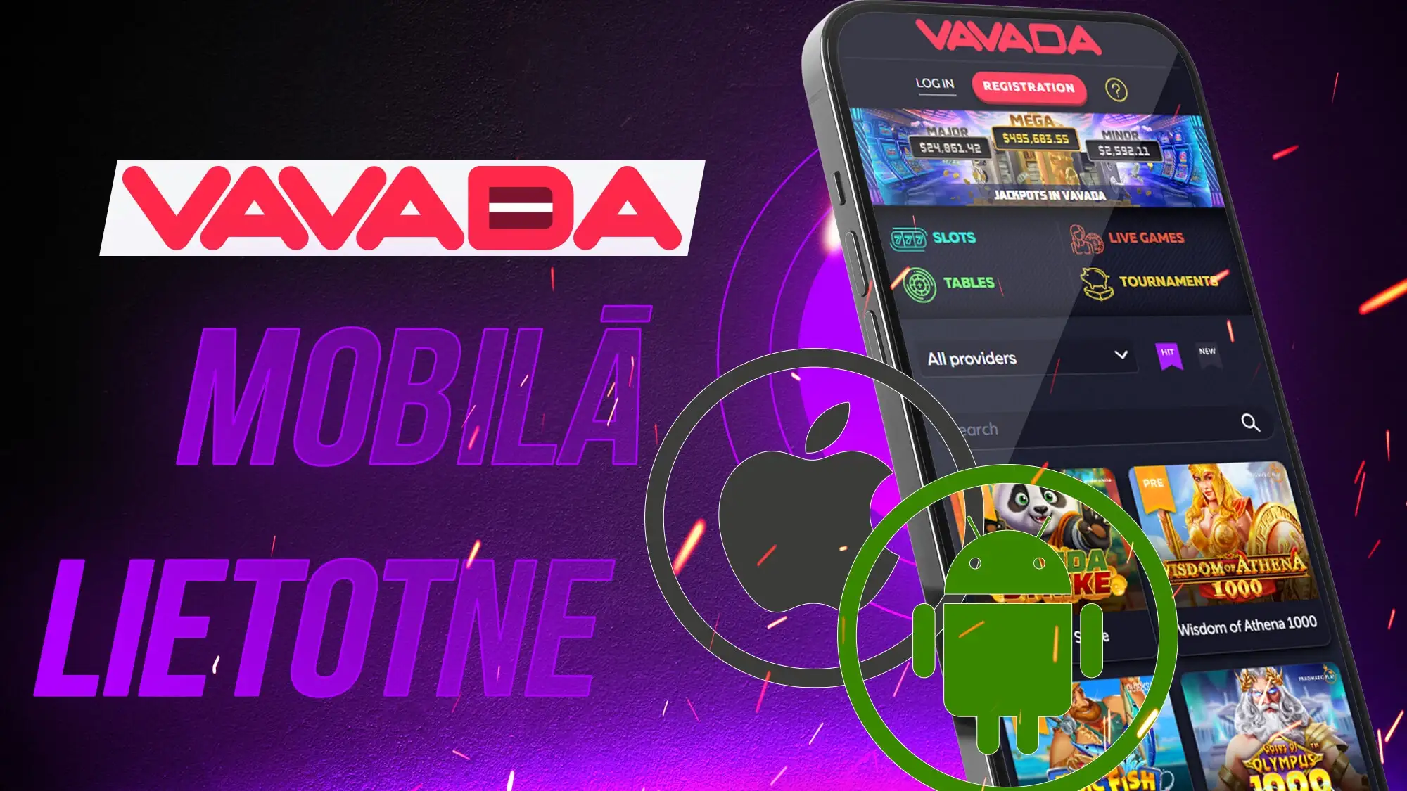 Spēlējiet Vavada kazino azartspēles savā mobilajā tālrunī